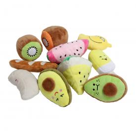 宠物毛绒玩具带BB声水果系列支持定制开发现货供应WISH爆款推荐
